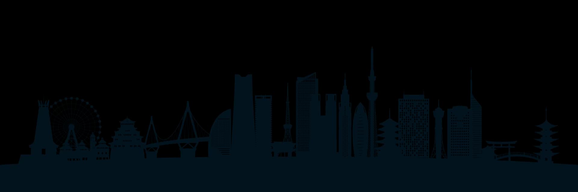 City skyline silhouette