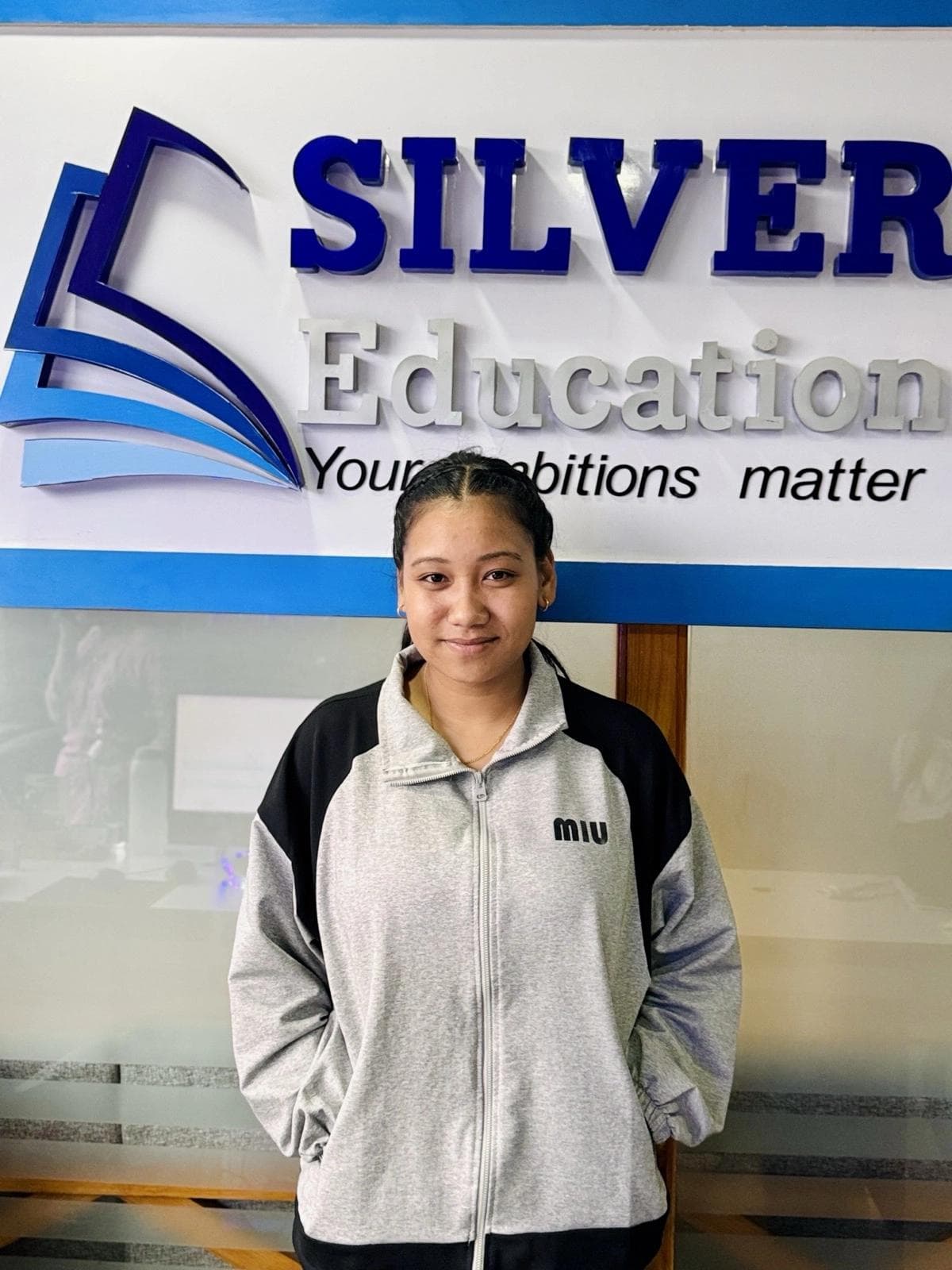 Student at Silverline office