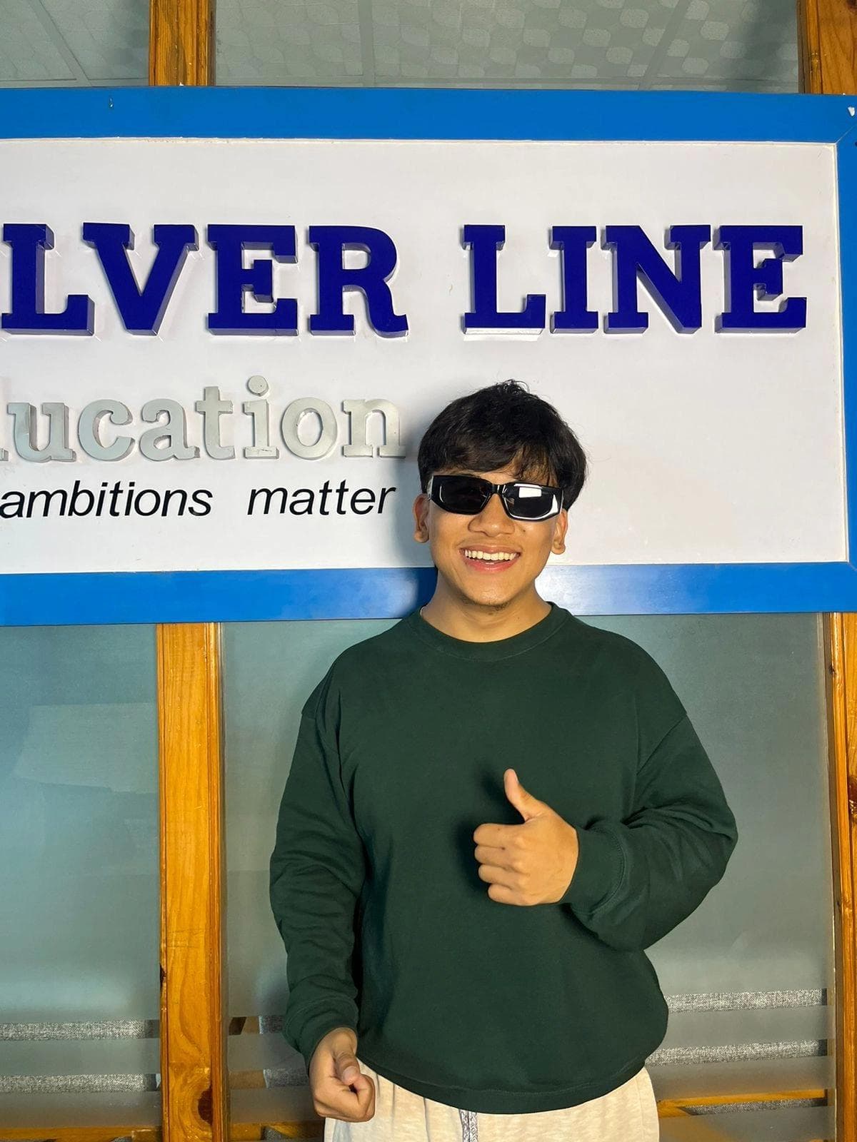 Student at Silverline office